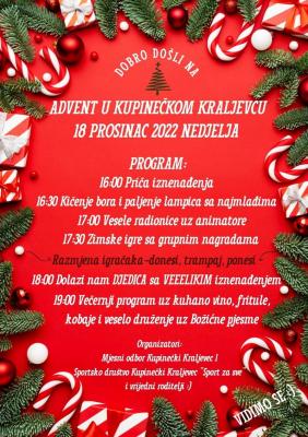 ADVENT U KUPINEČKOM ĶRALJEVCU 18.12.2022